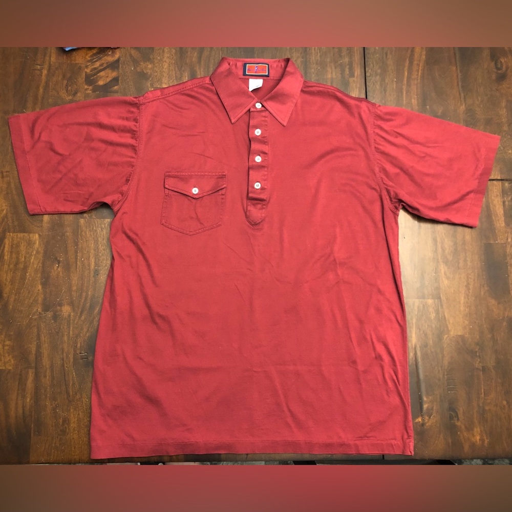 Harry Vardon Men's XL Burgundy Polo Golf Shirt